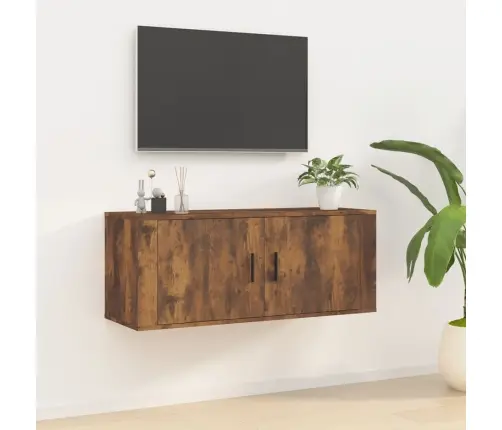 Sienas Tv Skapītis, Ozolkoka Krāsa, 100X34,5X40 Cm Vidaxl