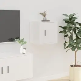 Sienas Tv Skapītis, Balts, 40X34,5X40 Cm Vidaxl