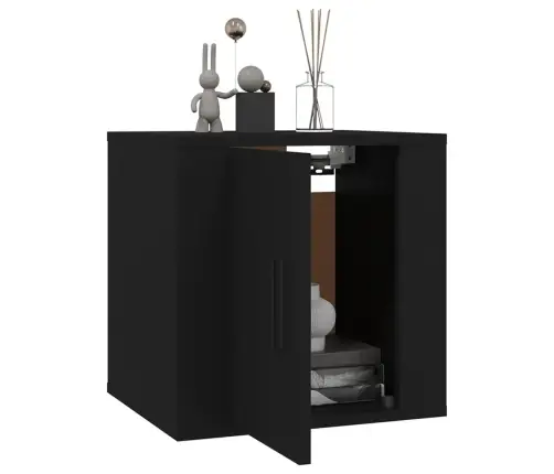 Sienas Tv Skapītis, 40X34,5X40 Cm, Melns Vidaxl