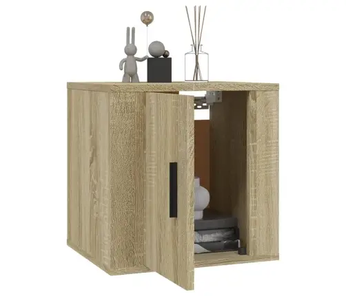 Sienas Tv Skapīši, 2 Gab., Sonomas Ozolkoka, 40X34,5X40 Cm Vidaxl