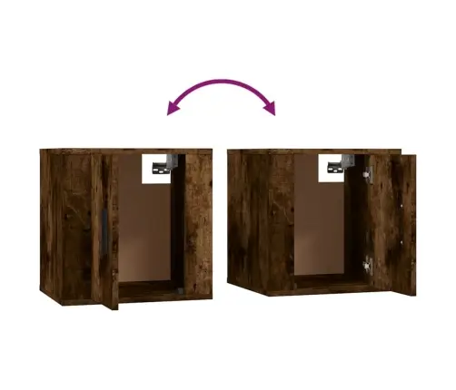 Seinale Kinnitatav Telerikapp, Suitsutatud Tamm, 40X34,5X40 Cm