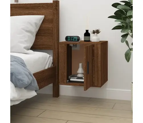 Sienas Tv Skapītis, Brūna Ozolkoka, 40X34,5X40 Cm Vidaxl