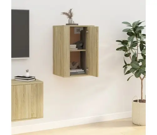 Sienas Tv Skapītis, Sonomas Ozolkoka, 40X34,5X60 Cm Vidaxl