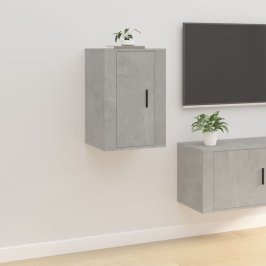 Sienas Tv Skapītis, Betona Pelēks, 40X34,5X60 Cm Vidaxl