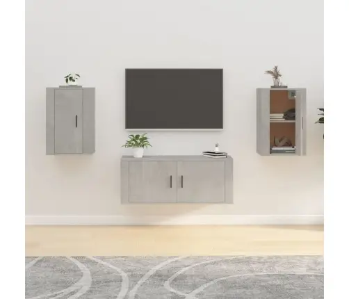 Seina Telerikapid, 2 Tk, Betoonhall, 40X34,5X60 Cm