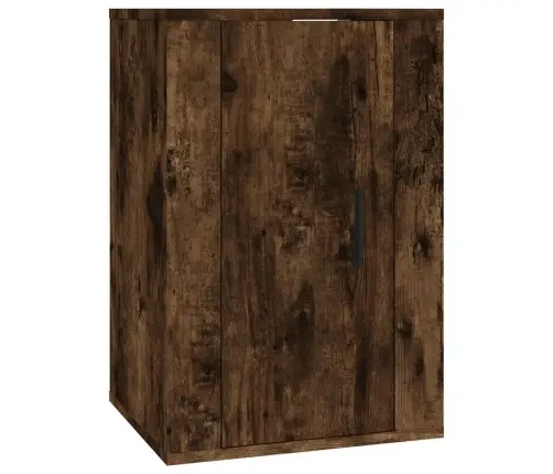 Sienas Tv Skapīši, 2 Gab., Kvēpināta Ozolkoka, 40X34,5X60 Cm Vidaxl