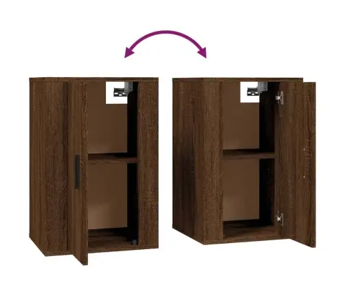 Seinale Paigaldatavad Telerikapid 2 Tk, 40X34,5X60 Cm