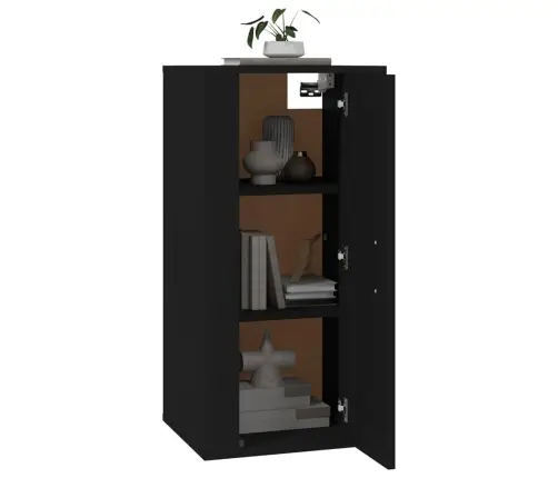 Seinale Kinnitatav Telerikapp, Must, 40X34,5X80 Cm