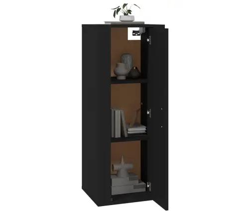 Sienas Tv Skapītis, 40X34,5X100 Cm, Melns Vidaxl