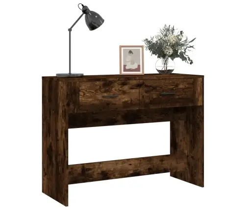 Konsoollaud, Suitsutatud Tamm, 100X39X75 cm Tehispuit