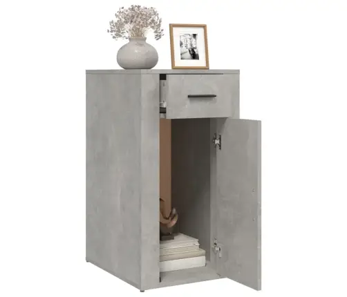 Kirjutuslaua Kapp, Betoonhall, 40 X 49 X 75 cm Tehispuit