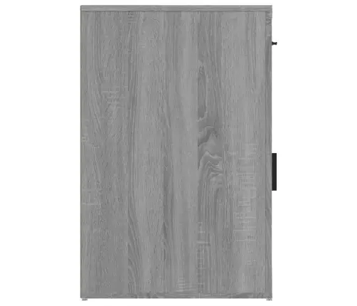 Galda Skapītis Uz Riteņiem, Pelēcīga Ozolkoka, 40X49X75 Cm Vidaxl