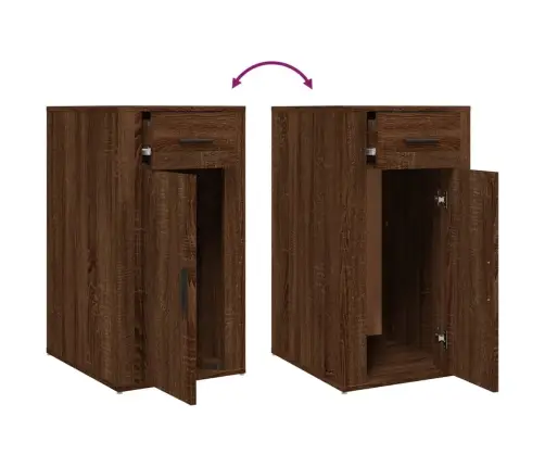 Galda Skapītis, Brūna Ozolkoka, 40X49X75 Cm Vidaxl