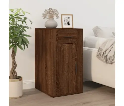 Galda Skapītis, Brūna Ozolkoka, 40X49X75 Cm Vidaxl