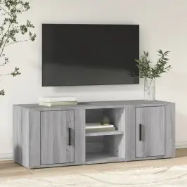 Tv Skapītis, Pelēcīga Ozolkoka, 100X31,5X35 Cm Vidaxl
