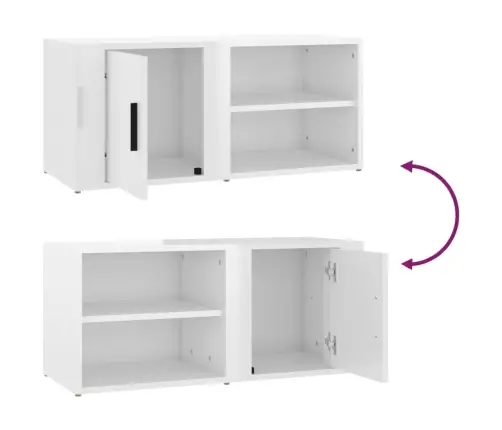 Tv Skapītis, Spīdīgi Balta, 80X31,5X36 Cm, Inženierijas Koks Vidaxl Tv Skapītis, Spīdīgi Balta, 80X31,5X36 Cm, Inženierijas Koks Vidaxl