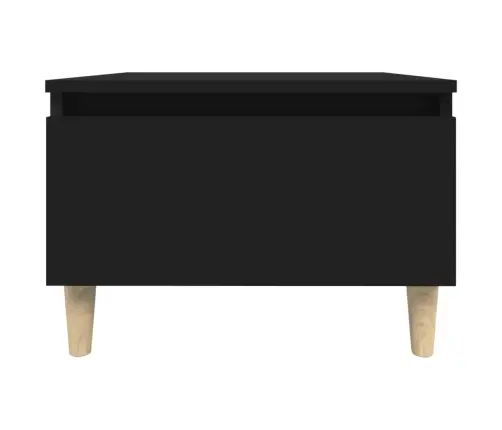 Galdiņš, Melns, 50X46X35 Cm, Inženierijas Koks Vidaxl