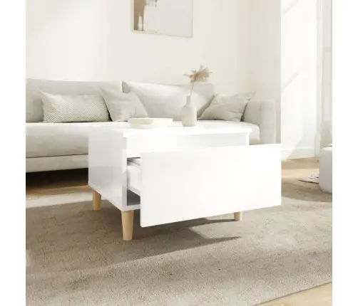 Lisalaud, Kõrgläikega Valge, 50 X 46 X 35 Cm Tehispuit