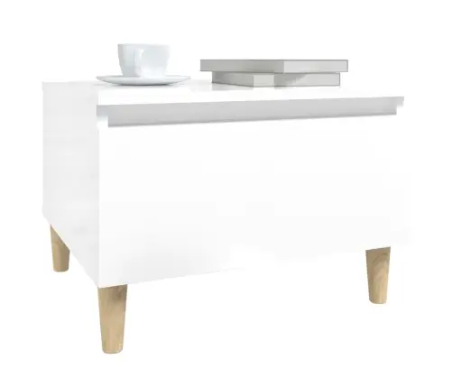 Lisalaud, Kõrgläikega Valge, 50 X 46 X 35 Cm Tehispuit