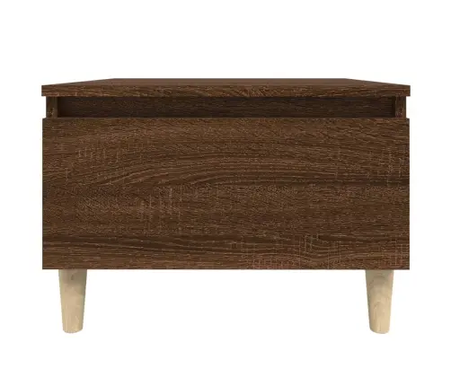 Šoniniai Staliukai, 2Vnt., Rudi Ąžuolo, 50X46X35cm Mediena