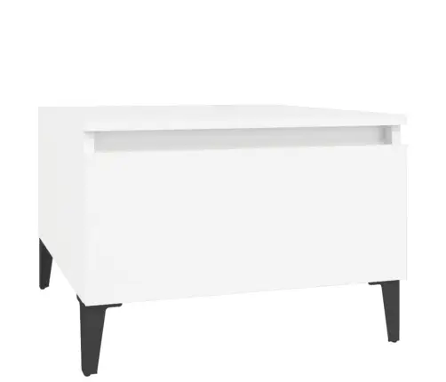 Galdiņi, Balti, 50X46X35 Cm, Inženierijas Koks Vidaxl