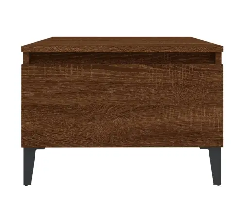 Galdiņš, Brūna Ozolkoka, 50X46X35 Cm, Inženierijas Koks Vidaxl