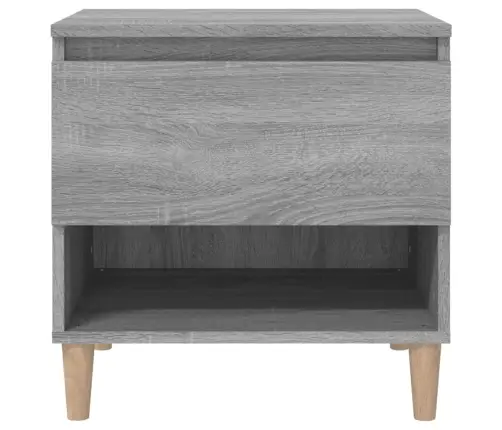 Naktsgaldiņš, Pelēcīga Ozolkoka, 50X46X50 Cm, Inženierijas Koks Vidaxl