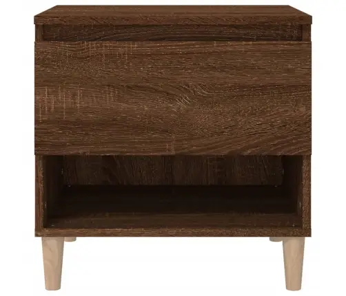 Naktsgaldiņš, Brūna Ozolkoka, 50X46X50 Cm, Inženierijas Koks Vidaxl
