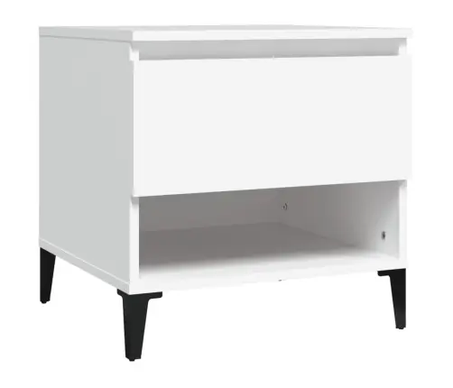 Galdiņi, 2 Gab., Balti, 50X46X50 Cm, Inženierijas Koks Vidaxl Galdiņi, 2 Gab., Balti, 50X46X50 Cm, Inženierijas Koks Vidaxl