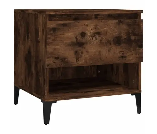 Šoninis Staliukas, Dūminio Ąžuolo, 50X46X50cm Mediena