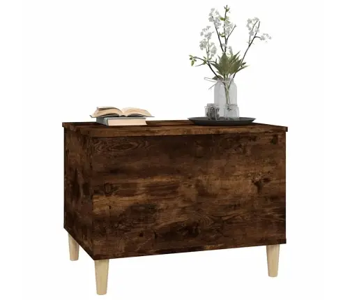 Kafijas Galdiņš, Kvēpināta Ozolkoka, 60X44,5X45 Cm Vidaxl