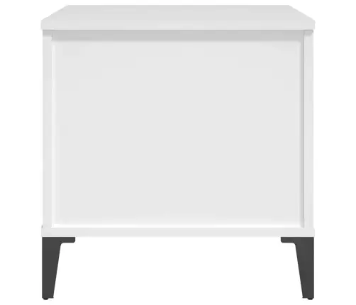 Kohvilaud, Valge, 60 X 44,5 X 45 cm Tehispuit