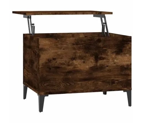 Kafijas Galdiņš, Kvēpināta Ozolkoka, 60X44,5X45 Cm Vidaxl