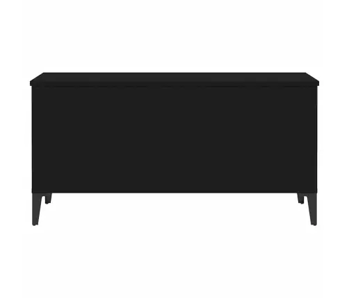 Kafijas Galdiņš, Melns, 90X44,5X45 Cm, Inženierijas Koks Vidaxl