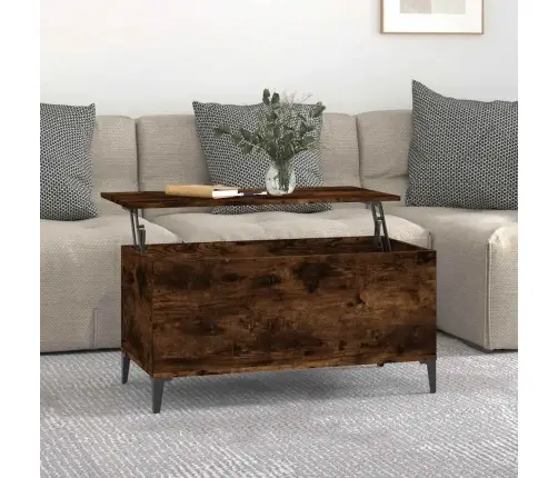 Kafijas Galdiņš, Kvēpināta Ozolkoka, 90X44,5X45 Cm Vidaxl