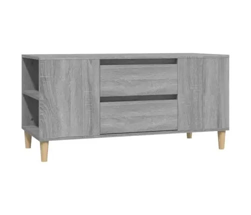 Tv Skapītis, Pelēka Ozolkoka, 102X44,5X50 Cm, Inženierijas Koks Vidaxl