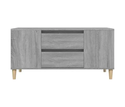 Tv Skapītis, Pelēka Ozolkoka, 102X44,5X50 Cm, Inženierijas Koks Vidaxl