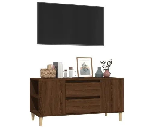 Telerikapp, Pruun Tamm, 102 X 44,5 X 50 cm Tehispuit Telerikapp, Pruun Tamm, 102 X 44,5 X 50 cm Tehispuit