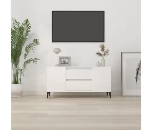 Tv Skapītis, Spīdīgi Balts, 102X44,5X50 Cm, Inženierijas Koks Vidaxl Tv Skapītis, Spīdīgi Balts, 102X44,5X50 Cm, Inženierijas Koks Vidaxl