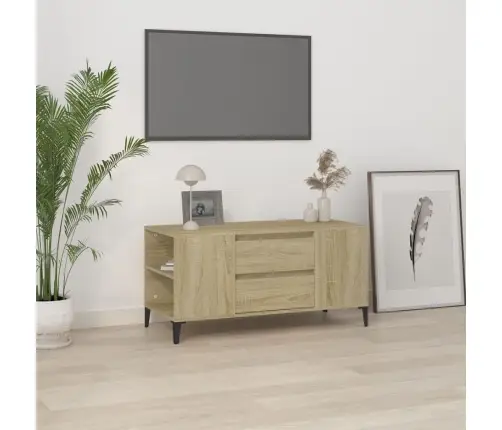 Tv Skapītis, Sonomas Ozola, 102X44,5X50 Cm, Inženierijas Koks Vidaxl