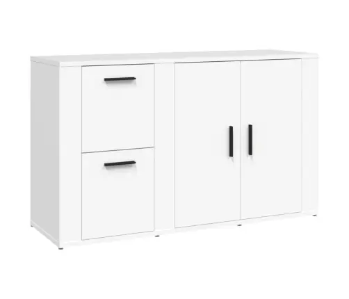 Šoninė Spintelė, Balta, 100X33X59,5cm Apdirbta Mediena