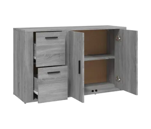 Kumode, Pelēcīga Ozolkoka, 100X33X59,5 Cm, Inženierijas Koks Vidaxl Kumode, Pelēcīga Ozolkoka, 100X33X59,5 Cm, Inženierijas Koks Vidaxl