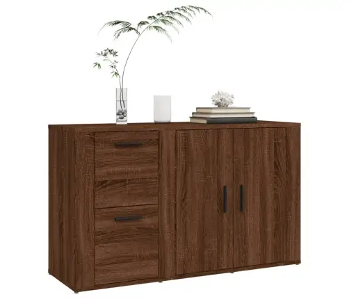 Plaukts, Brūna Ozolkoka, 100X33X59,5 Cm, Inženierijas Koks Vidaxl