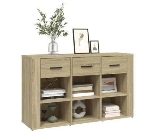 Šoninė Spintelė, Sonoma Ąžuolo, 100X30X59,5cm Apdirbta Mediena