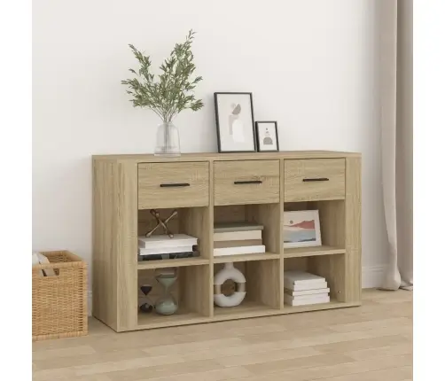 Šoninė Spintelė, Sonoma Ąžuolo, 100X30X59,5cm Apdirbta Mediena