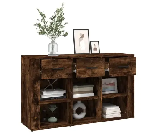 Plaukts, Kvēpināta Ozolkoka, 100X30X59,5 Cm, Inženierijas Koks Vidaxl