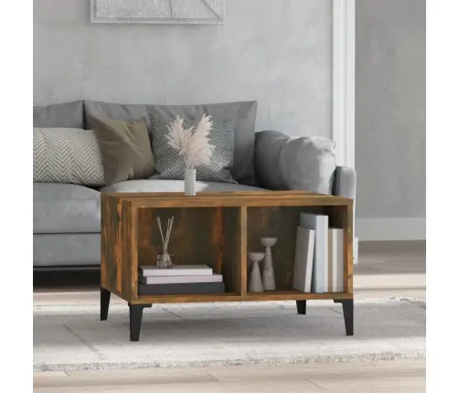 Kavos Staliukas, Dūminio Ąžuolo, 60X50X36,5cm Apdirbta Mediena Kavos Staliukas, Dūminio Ąžuolo, 60X50X36,5cm Apdirbta Mediena