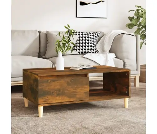 Kafijas Galdiņš, Ozolkoka, 90X50X36,5 Cm, Inženierijas Koks Vidaxl