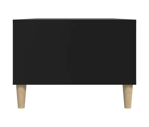 Kavos Staliukas, Juodas, 90X50X36,5cm Apdirbta Mediena