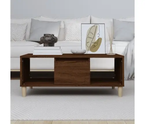 Kohvilaud, Pruun Tamm, 90 X 50 X 36,5 cm Tehispuit